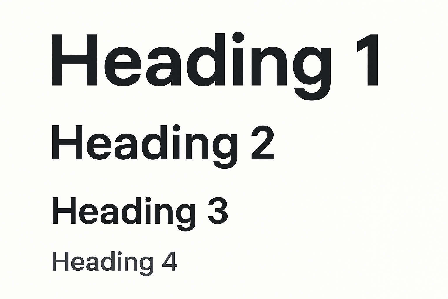 hierarchia nagłówków