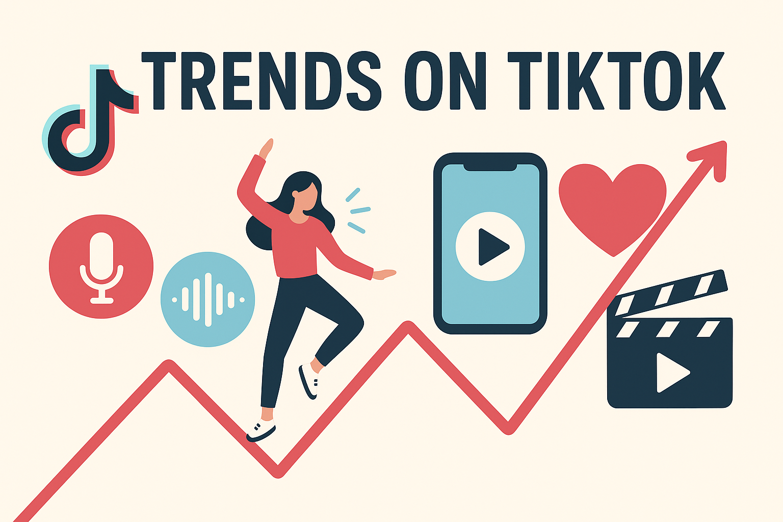 Rodzaje aktualnych trendów na TikToku